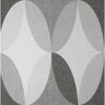 Fine Decor Kirby Charcoal Oval Geo Non-Pasted Vinyl Wallpaper