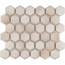 Merola Tile Hudson Due 2" Hex Truffle 10-7/8 in. x 12-5/8 in. Porcelain Mosaic Tile (9.7 sq. ft./Case)