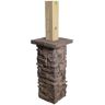 ClipStone 14 in. x 14 in. x 12 in. ProStack Column Wrap in Ash