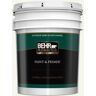 BEHR PREMIUM PLUS 5 gal. #75 Polar Bear Semi-Gloss Enamel Exterior Paint & Primer