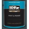 BEHR PREMIUM PLUS 1 gal. #S440-7 Thermal Satin Enamel Exterior Paint & Primer