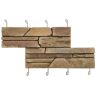 ClipStone ProPanel Shenandoah Northernledge 7.25 in. x 16 in. Concrete Stone Veneer Siding Sample