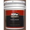 BEHR PREMIUM PLUS 5 gal. #280F-7 Breakfast Blend Flat Exterior Paint & Primer