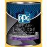 Break-Through! 1 qt. PPG1206-6 Fuzzy Navel Satin Door, Trim & Cabinet Paint