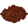 Ekena Millwork 30-1/2 in. W x 20 in. H x 1-1/2 in. Strasbourg Urethane Ceiling Medallion, Firebrick