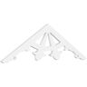 Ekena Millwork Pitch Riley 1 in. x 60 in. x 20 in. (7/12) Architectural Grade PVC Gable Pediment Moulding