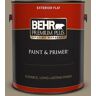 BEHR PREMIUM PLUS 1 gal. #730D-5 Village Square Flat Exterior Paint & Primer