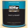 BEHR PREMIUM PLUS 1 qt. #P270-2 September Morning Satin Enamel Exterior Paint & Primer