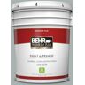 BEHR PREMIUM PLUS 5 gal. #730F-4 Flint Smoke Flat Low Odor Interior Paint & Primer