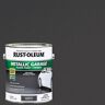 Rust-Oleum 1 Gal. Metallic Gunmetal Concrete Floor Interior/Exterior Paint and Primer (2-Pack)