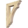 Ekena Millwork 4 in. x 30 in. x 22 in. Douglas Fir Imperial Traditional Rough Sawn Bracket