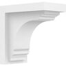 Ekena Millwork 6-1/2 in. 12 in. 12 in. Standard Warren Unfinished Architectural Grade PVC Bracket