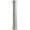 Ekena Millwork 6 in. x 20 ft. Pecky Cypress Endurathane Faux Wood Non-Tapered Square Column Wrap w/ Standard Capital & Base