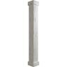 Ekena Millwork 10 in. x 18 ft. Pecky Cypress Endurathane Faux Wood Non-Tapered Square Column Wrap w/ Standard Capital & Base