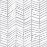 RoomMates Cat Coquillette Herringbone Grey Peel and Stick Wallpaper (Covers 28.18 sq. ft.)