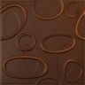 Ekena Millwork 19 5/8 in. x 19 5/8 in. Felix EnduraWall Decorative 3D Wall Panel, Aged Metallic Rust (Covers 2.67 Sq. Ft.)