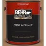 BEHR PREMIUM PLUS 1 gal. #N250-5 Ancient Pottery Flat Exterior Paint & Primer