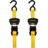 Stanley 1.25 in. x 16 ft. / 3000 lbs. Break Strength Ratchet Straps (2-Pack)