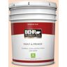 BEHR PREMIUM PLUS 5 gal. #250C-2 Sugared Peach Flat Low Odor Interior Paint & Primer