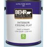 BEHR PREMIUM PLUS 1 gal. #S500-1 Distant Shore Ceiling Flat Interior Paint