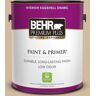 BEHR PREMIUM PLUS 1 gal. #S280-3 Practical Tan Eggshell Enamel Low Odor Interior Paint & Primer