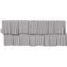 NovikShake 18.8 in. x 48.4 in. HS Hand Split Shake Polymer Siding in Heritage Gray (9 Panels Per Box, 49.4 sq. ft.)