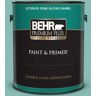 BEHR PREMIUM PLUS 1 gal. #T14-1 Ocean Liner Semi-Gloss Enamel Exterior Paint & Primer