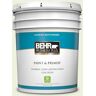 BEHR PREMIUM PLUS 5 gal. #420C-1 Highlight Satin Enamel Low Odor Interior Paint & Primer