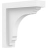 Ekena Millwork 2 in. x 7 in. x 7 in. Standard Warren Unfinished Architectural Grade PVC Bracket