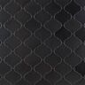 Ivy Hill Tile Ardor Arabesque Black 4.7 in. x 8 in. Metallic Porcelain Wall Tile (6.34 sq. ft./Case)