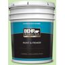 BEHR PREMIUM PLUS 5 gal. #430A-3 Fairway Mist Satin Enamel Exterior Paint & Primer