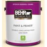 BEHR PREMIUM PLUS 1 gal. #330A-1 Bonnie Cream Eggshell Enamel Low Odor Interior Paint & Primer