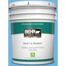 BEHR PREMIUM PLUS 5 gal. #P500-4 Life Force Semi-Gloss Enamel Low Odor Interior Paint & Primer