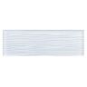 ANDOVA Enchant Parade Ghost White Glossy 4 in. x 12 in. Glass Textured Subway Wall Tile (3.26 sq. ft./Case)