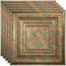 Fasade Traditional #3 Copper Fantasy 2 ft. x 2 ft. Lay In Vinyl Ceiling Tile (20 sq. ft.)