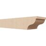 Ekena Millwork 6-in. x 4-in. x 20-in. Garner Woodgrain, Primed Tan Timberthane Polyurethane Rafter Tail Brace