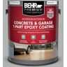 BEHR PREMIUM 1 gal. #PPU26-08 Silverstone Self-Priming 1-Part Epoxy Satin Interior/Exterior Concrete and Garage Floor Paint