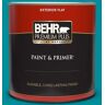 BEHR PREMIUM PLUS 1 qt. #P470-6 Bella Vista Flat Exterior Paint & Primer