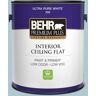 BEHR PREMIUM PLUS 1 gal. #S470-2 Gentle Sea Ceiling Flat Interior Paint