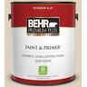 BEHR PREMIUM PLUS 1 gal. #BWC-26 Stucco Tan Flat Low Odor Interior Paint & Primer