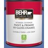 BEHR PREMIUM PLUS 1 gal. #MQ5-47 Splendor and Pride Hi-Gloss Enamel Interior/Exterior Paint & Primer