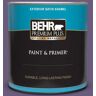 BEHR PREMIUM PLUS 1 qt. #M560-6 Napa Winery Satin Enamel Exterior Paint & Primer