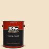 BEHR PREMIUM PLUS 1 gal. #ECC-12-1 Dappled Sunlight Flat Exterior Paint & Primer