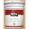 BEHR PREMIUM PLUS 5 gal. #M250-4 Cake Spice Flat Low Odor Interior Paint & Primer