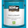 BEHR PREMIUM PLUS 1 gal. #530B-6 Tropical Holiday Satin Enamel Low Odor Interior Paint & Primer