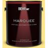 BEHR MARQUEE 1 gal. #370A-3 Bicycle Yellow Flat Exterior Paint & Primer