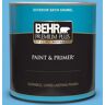 BEHR PREMIUM PLUS 1 qt. #P500-4 Life Force Satin Enamel Exterior Paint & Primer