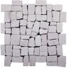 TILE CONNECTION Block Tile White 11 in. x 11 in. x 9.5 mm Mesh-Mounted Mosaic Tile (9.28 sq. ft. / case)