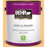 BEHR PREMIUM PLUS 1 gal. #P240-4 Mango Tango Eggshell Enamel Low Odor Interior Paint & Primer