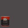 BEHR PREMIUM PLUS 1 qt. #N530-7 Private Black Flat Exterior Paint & Primer